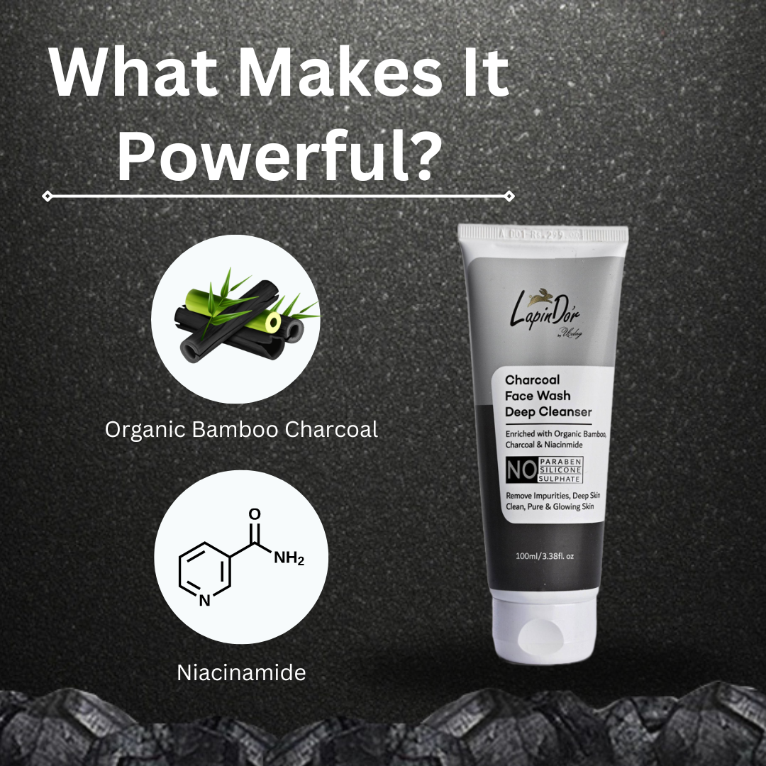 charcoal face wash ingredients