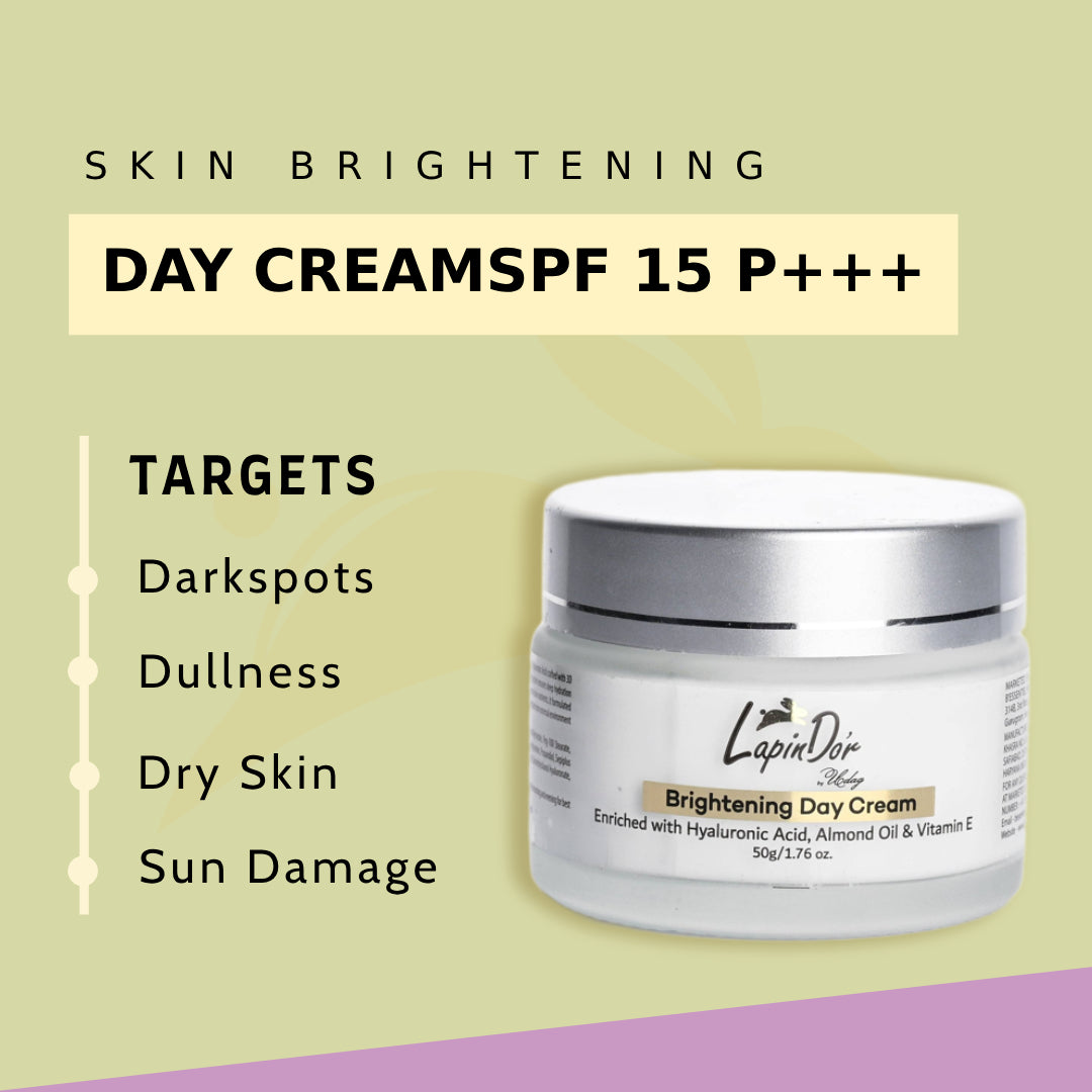 Brightening Day Cream and Vitamin C Face Serum Combo