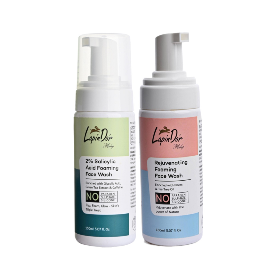 Rejuvinating Foaming & Salicylic Acid Foaming Face wash Combo