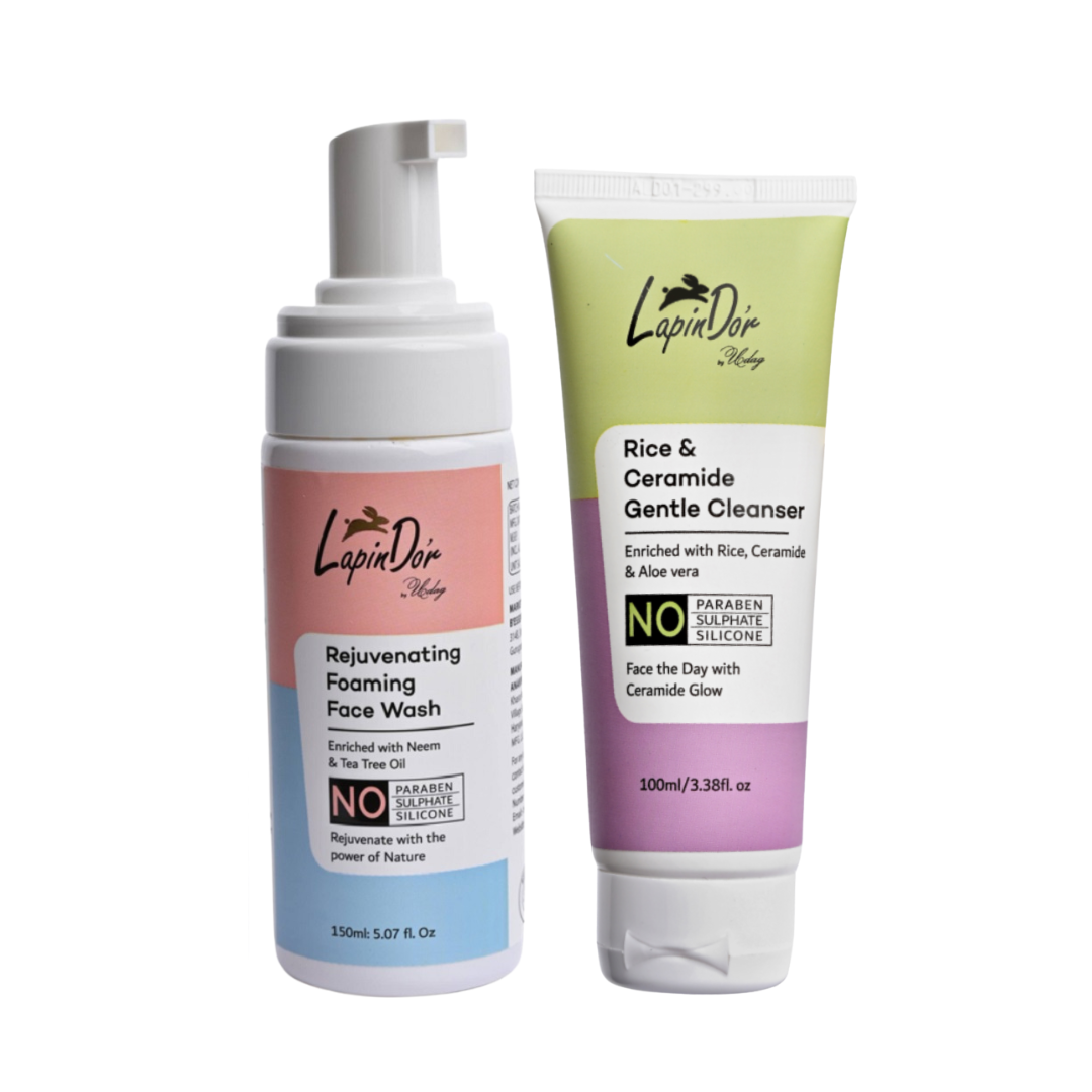 Rejuvinating Foaming & Rice & Ceramide Face wash Combo