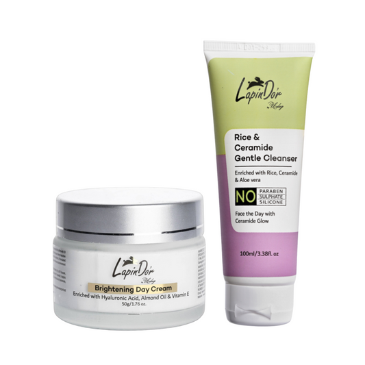 day cream and gel face wash