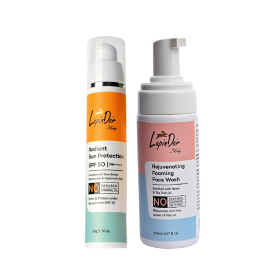 Sunscreen & Rejuvinating Foaming Face wash Combo