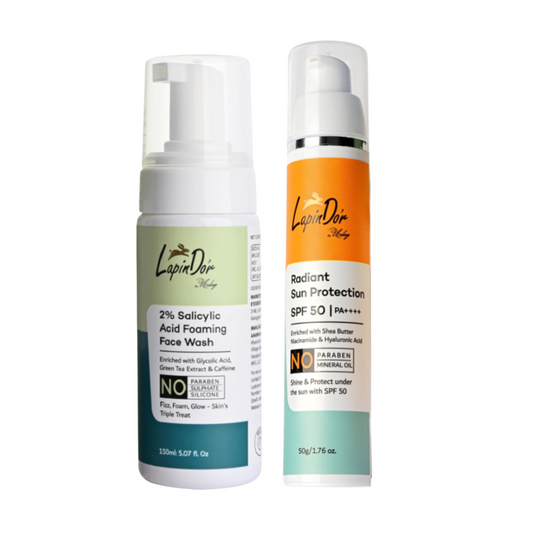 Sunscreen & Salicylic Acid Foaming Face wash Combo