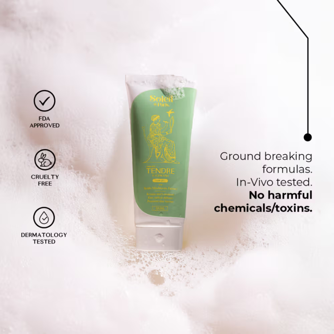 Soleil da Paris Tendre Facewash with Reishi Mushroom Extract