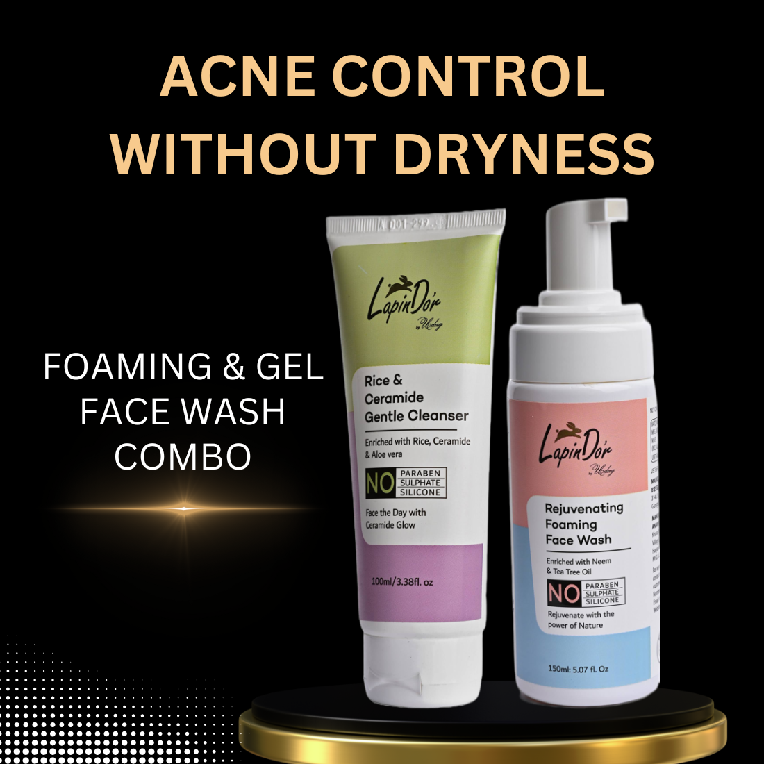 Rejuvinating Foaming & Rice & Ceramide Face wash Combo
