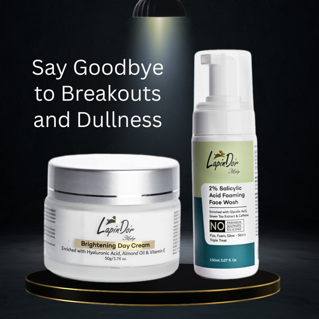 Brightening Day Cream & Salicylic Acid Foaming Face wash Combo