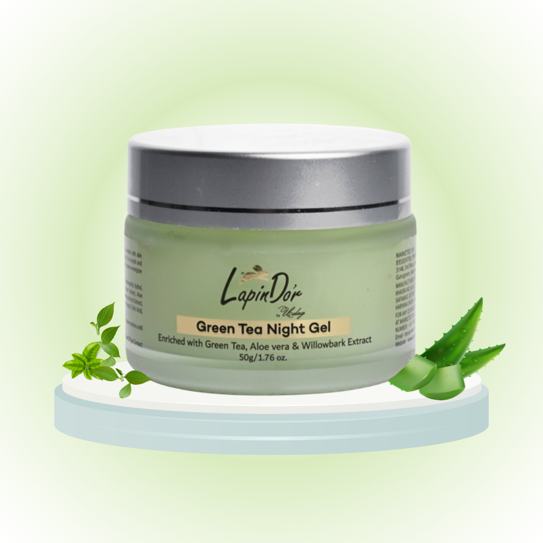 green tea night gel