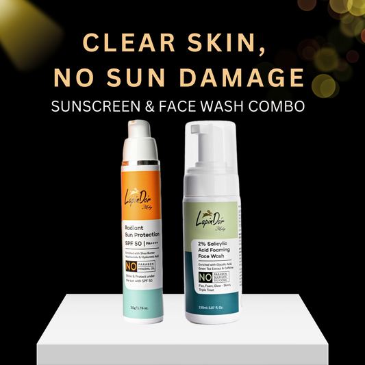 Sunscreen & Salicylic Acid Foaming Face wash Combo