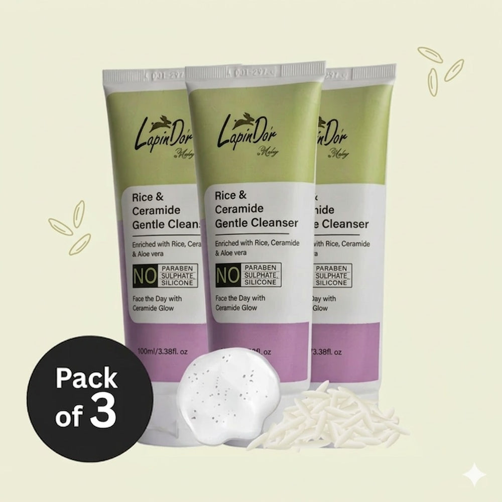 Rice & Ceramide Gentle Cleanser (Pack of 3)