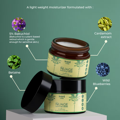 Nuage Bakuchi Creme With 5% Bakuchiol For Combination To Oily Skin