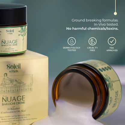 Nuage Bakuchi Creme With 5% Bakuchiol For Combination To Oily Skin