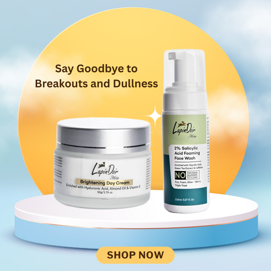 Brightening Day Cream & Salicylic Acid Foaming Face wash Combo