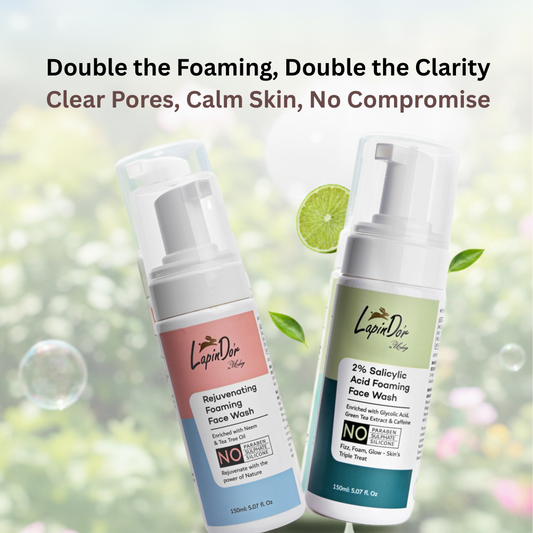 Rejuvinating Foaming & Salicylic Acid Foaming Face wash Combo