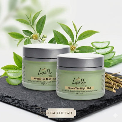 Green Tea Night Gel (Pack of 2)
