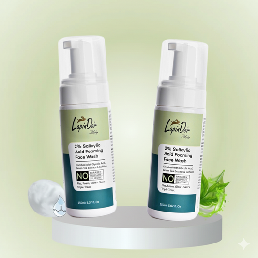 2% Salicylic Acid Foaming Face Wash (Pack of Two)
