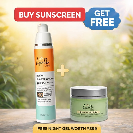 The Daily Defense & Nightly Restore Combo (Green Tea Night Gel Free with Sunscreen)